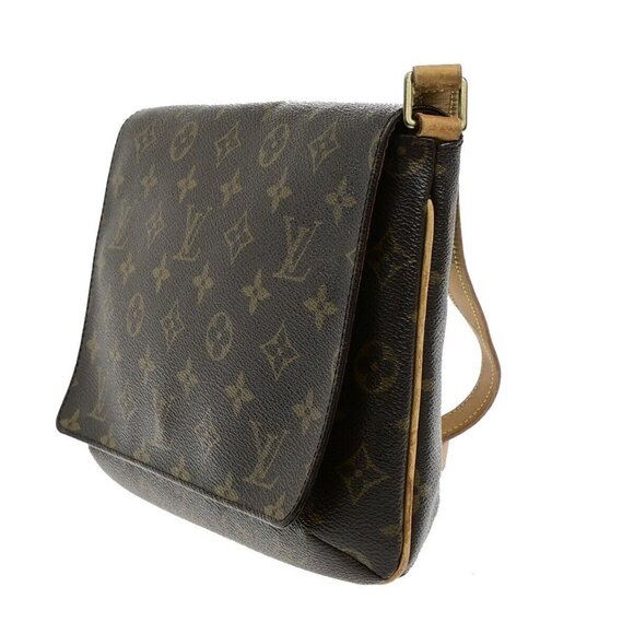 LOUIS VUITTON Musette Tango Short Shoulder Bag Monogram Leather M51257 30FB523 - Picture 3 of 15